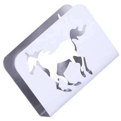  Dispenser porta tovaglioli in acciaio inossidabile durevole con porta - Immagine 1 di 4