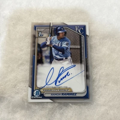 Ramon Ramirez 2024 Bowman Chrome Auto Autograph - Image 1 of 2
