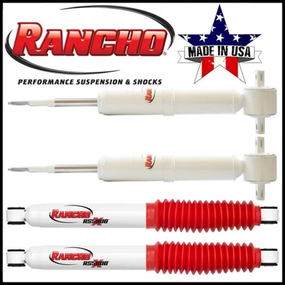 Conjunto de apoios de suspensão dianteiros e amortecedores traseiros a gás Rancho serve para elevação 15-20 Suburban / Yukon XL 0" - Imagem 1 de 4