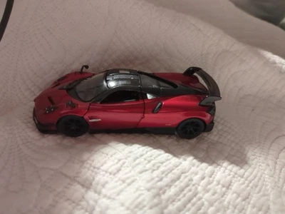 5400D By kinsmart 2016 PAGANI HUAYRA BC RED Color 1/38 SCALE DIECAST CAR   - Image 1 of 4