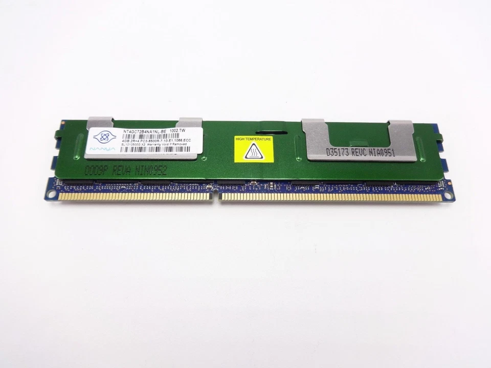 NANYA NT4GC72B4NA1NL-BE 4GB PC3 8500R 2RX4 Memory Dimm - Image 1 of 1
