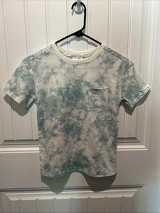 Children’s Cat & Jack Short Sleeve Batik Tie Dye T-Shirt Size M Green Cotton NWT - Picture 1 of 6