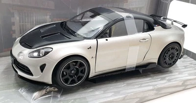 Solido 1/18 Scale Diecast S1801621 - Alpine A110S Pack Aero 2023 - Matt Silver - Image 1 of 4