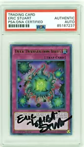 PSA Signed Eric Stuart Deck Devastation Virus 1st Edition LCKC-EN047 - Picture 1 of 2