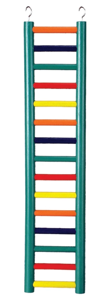 BPV01139 Carpenter Creations Hardwood Bird Ladder with 15 Rungs 24-Inch Color... - Image 1 of 1