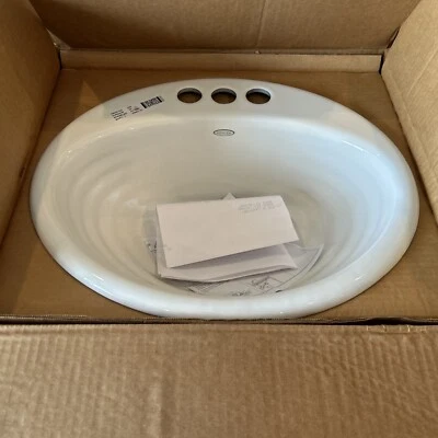 Lavabo autorrecortante de hierro fundido Ellington Foto 1 de 4