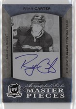 2007 Upper Deck The Cup Auto Printing Plate Black 1/1 Ryan Carter Rookie RC 7ez