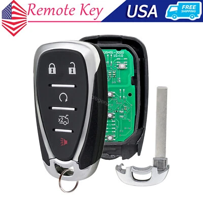 Smart Key Fob For 2016 2017 2018 2019 2020 Chevrolet Camaro Malibu Cruze HYQ4EA - Imagem 1 de 4
