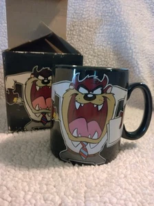 Taza de café Tasmanian Devil Taz Jumbo 1994 Warner Bros Díselo a alguien que - Imagen 1 de 2