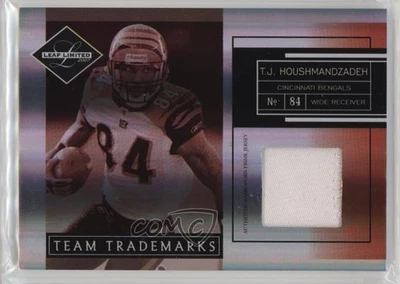 2007 Leaf Limited Team Trademarks Materials Prime /50 TJ Houshmandzadeh #TT-10 - Image 1 of 2