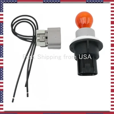 NEW 1 Set Turn Signal Light Socket＆Bulb＆/Plug For 2005-2010 Chrysler 300 USA - Image 1 of 4