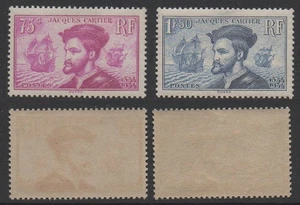 FRANCE / 1934 PAIR "JACQUES CARTIER" # 296/297 ** MNH / PRICE €310.00 - Picture 1 of 1
