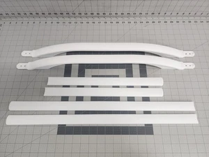 Kenmore Whirlpool Refrigerator Door Handle Set w/Trim 2194265W 2194707W 2194705W - Picture 1 of 3