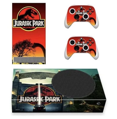 Autocollant protecteur autocollant peau vinyle Jurassic Park XBOX série S emballage cadeau - Photo 1/4