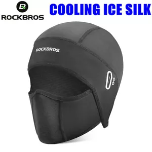 ROCKBROS Motorcycle Mask Cooling Quick Dry Bike Cap Balaclava Cycling Face Mask - Picture 1 of 12