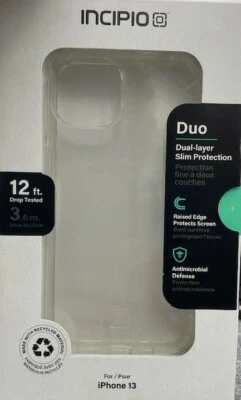 INCIPIO 12 Ft Drop Tested DUO Case for Apple iPhone 13 - Clear - Изображение 1 из 2