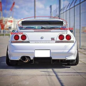 Alerón de fibra de carbono con solapa de pato cola de pato para Skyline R33 GTR estilo Fujimura - Imagen 1 de 6