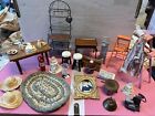 Vintage Dollhouse Miniature Furniture And Accessories - Assorted - Artisan