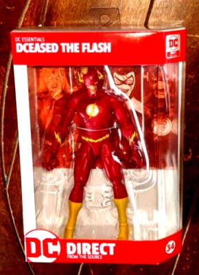 DC Essentials- Direto da Fonte: (2021) #34 Figura DCEASED THE FLASH 6.5"! - Imagem 1 de 4