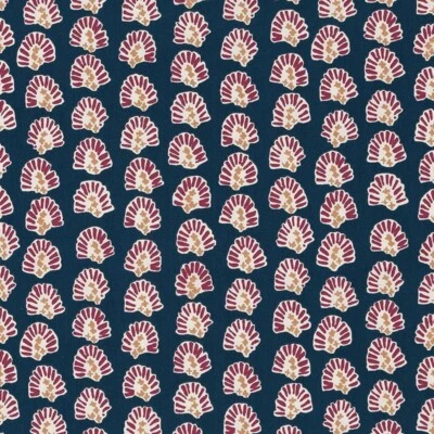  Robert Allen Fabric Kola Stencil Berry  Cotton   Drapery Upholstery    - Image 1 of 2