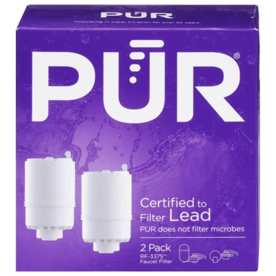 PUR Faucet Mount Certified to Filter Lead - 2 Filters (BRAND NEW FACTORY SEALED) - Image 1 of 2