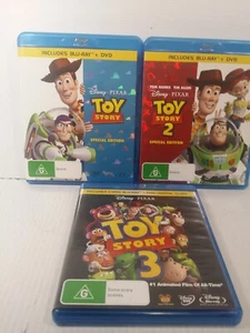 Toy Story 1, 2 + 3 (4xBluray+3xDvd, Region 0 (all)) - Picture 1 of 8