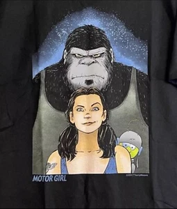 2017 Motor Girl Terry Moore Graphitti Designs Medium comics T-Shirt - Picture 1 of 6
