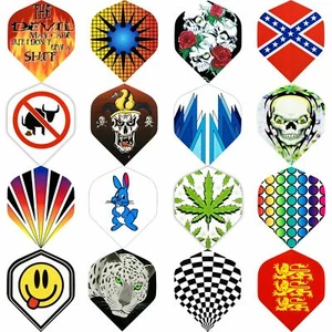 5 SETS [15] Super Metronic Designs Dart Flights Standard - Picture 1 of 18