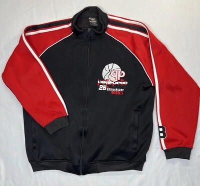 Jaqueta bordada vintage Pelle Pelle série 25º aniversário cetim zíper completo tamanho G  - Imagem 1 de 4