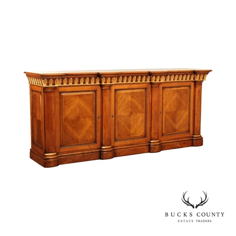 Francesco Molon Italian Neoclassical Style Large Three-Door Sideboard Cover