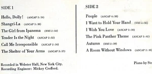 PETER NERO PLAYS SONGS YOU WON'T FORGET 1964 RECORD RCA VICTOR RECORD LPM 2935 - Picture 1 of 2