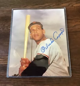 ORLANDO CEPEDA Autogramm 8x10 Foto Unterschrift Baseball Auto SF GIANTS - Bild 1 von 3