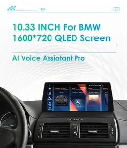Android Idrive Coche Navegación GPS Carplay 10.33" Wifi Para BMW X3 E83 2004-2010 - Imagen 1 de 20