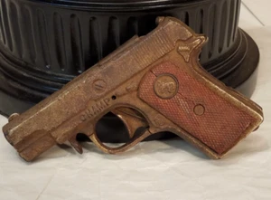 Collectible Hubley Champ Toy Cap Gun Pistol .45 Red Handle - Picture 1 of 22