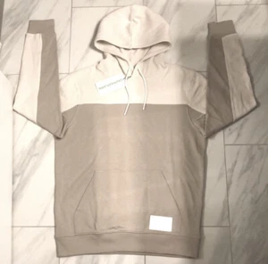Calvin Klein Men's Pullover Hoodie Beige Gray $119.99 New - Picture 1 of 5