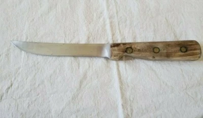 Cuchillo de cocina vintage Chicago Cutlery 61S de acero al carbono hoja de 6" Foto 1 de 4