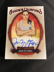2020 Upper Deck Goodwin Champions Jinh Yu Frey Autographs SP MMA MINT