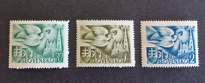 Slovakia European Postal Congress  1942 Complete Set 74-76 MNH OG