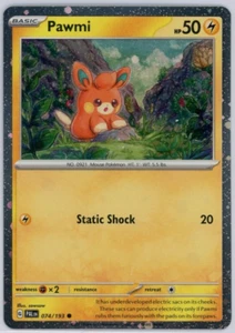 Pokemon Juego de Cartas Coleccionables Pawmi 074/193 (Cosmos) Holo Raro Promo - Imagen 1 de 1
