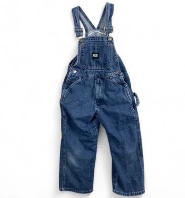 Mono vaquero babero 100 % algodón ajustable azul clásico cremallera mosca niños 5 Foto 1 de 4