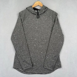 Lululemon Hoodie Sweatshirt Mens Medium Performance Gray Pullover Athleisure EUC - Picture 1 of 10