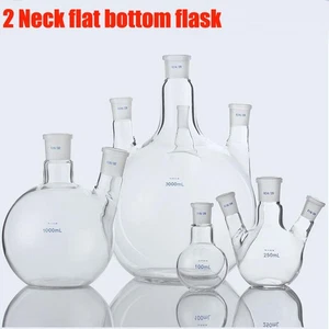 Thick 14-29# Laboratory 25-1000ml Flat Bottom Chemistry Organic Flask glassware - Picture 1 of 4