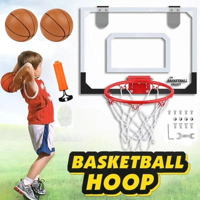 Mini Basketballkorb Kinder Basketball Set Indoor-Basketballkorb mit Ball+ Pumpe - Bild 1 von 4