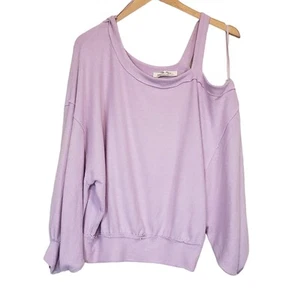 Free People Flaunt It Long Sleeve Tee in Magical Lilac Size Small - Picture 1 of 12