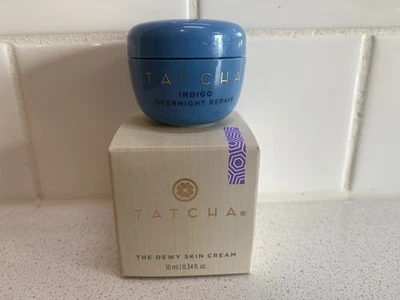 Tatcha The Dwey Skin Cream 10ml & Overnight Repair cream 15ml-BNWOB-Free Postage - image 1 of 4