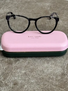 Monturas de plástico Kate Spade CHARISSA I7J púrpura tortuga 50-18 140 mm - Imagen 1 de 12
