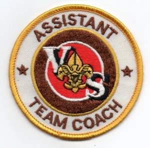 Varsity Team Committee Asst. Team Position Patch (1984-89), Clear Backing, Mint! - Picture 1 of 1