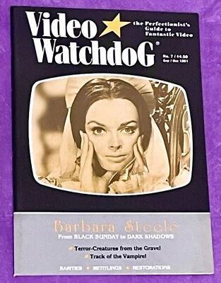 VIDEO WATCHDOG MAG # 7, Barbara Steele, Track of the Vampire, and Dark Shadows  - Image 1 of 4