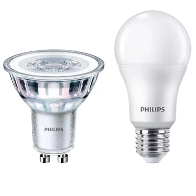 Glühbirne Leuchtmittel LED E27 GU10 4000K 2700K Beleuchtung Innen PHILIPS - Bild 1 von 2