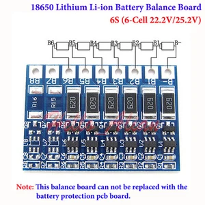6S 6 Cell 22.2V 25.2V 18650 Li-ion Lithium Battery Charger Module Balance Board - Picture 1 of 1